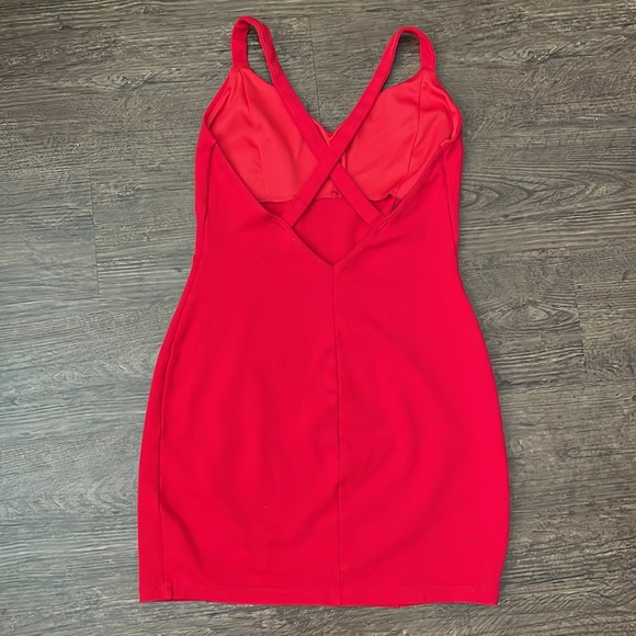 Red Bodycon Dress - Picture 2 of 4